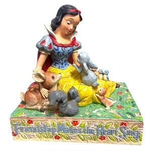 Jim Shore Disney Traditions Snow White Friendship Makes The Heart Sing 4005215